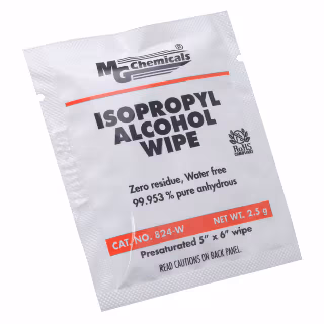 824-WX500 MG Chemicals  Clean Room Treatments Cleaners Wipes